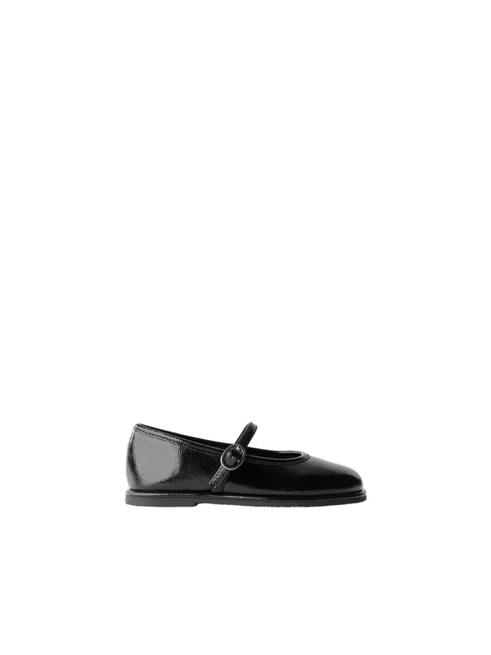 Zara Black Patent Leather Mary Jane Shoes